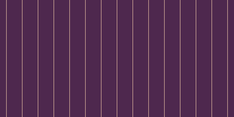 #4e284e, #caa393 vertical lines, two pixels wide, fifty-two pixels apart