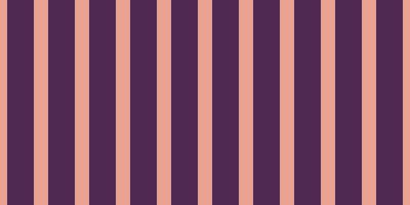 #4e284e, #eba393 vertical lines, twenty-eight pixels wide, fifty-two pixels apart