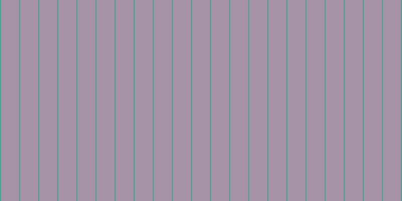 #4e284e (50%), #46a393 vertical lines, two pixels wide, thirty-six pixels apart