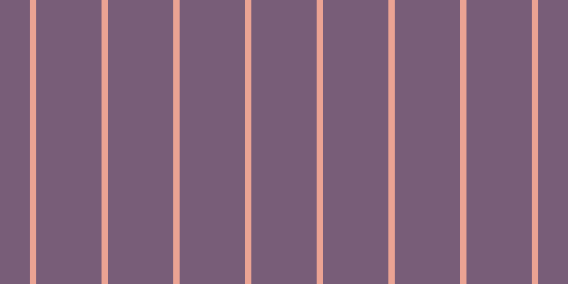 #4e284e (75%), #eba393 vertical lines, nine pixels wide, ninety-two pixels apart