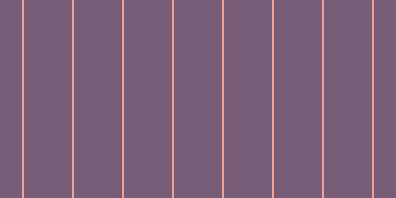 #4e284e (75%), #eba393 vertical lines, five pixels wide, ninety-six pixels apart