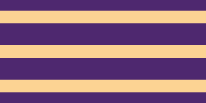 #4e286f, #fcd393 horizontal lines, fifty pixels wide, eighty-four pixels apart