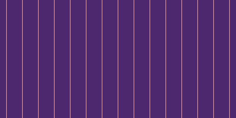 #4e286f, #eba393 vertical lines, two pixels wide, fifty-two pixels apart