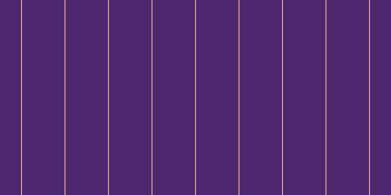 #4e286f, #eba393 vertical lines, two pixels wide, eighty-seven pixels apart