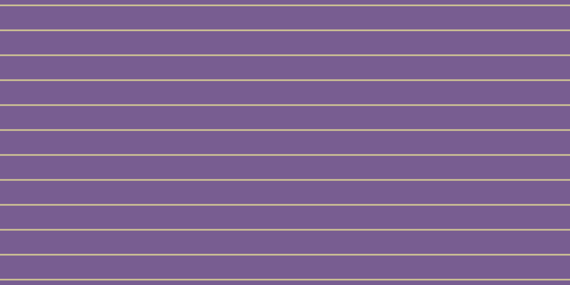 #4e286f (75%), #dbd393 horizontal lines, two pixels wide, thirty-three pixels apart