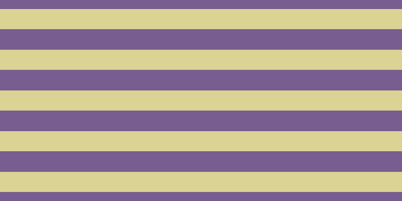 #4e286f (75%), #dbd393 horizontal lines, forty pixels wide, forty-one pixels apart
