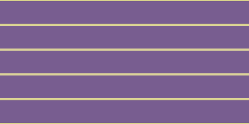 #4e286f (75%), #dbd393 horizontal lines, seven pixels wide, seventy-three pixels apart