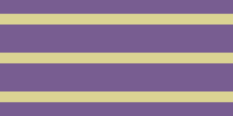 #4e286f (75%), #dbd393 horizontal lines, thirty-seven pixels wide, ninety-seven pixels apart