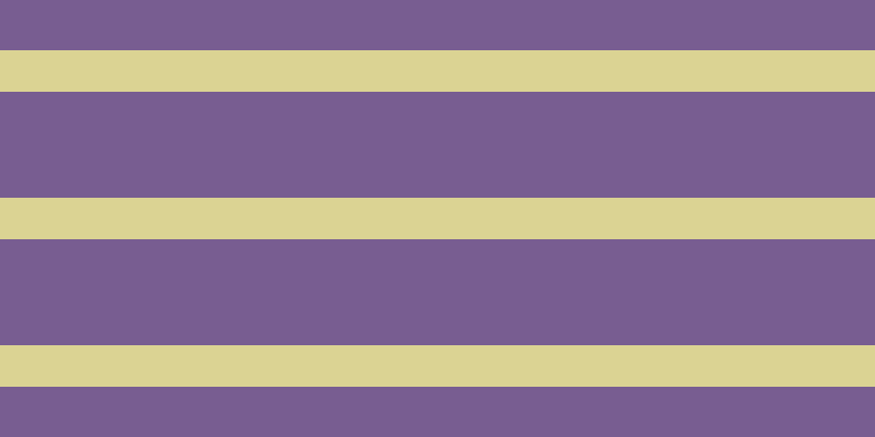 #4e286f (75%), #dbd393 horizontal lines, thirty-eight pixels wide, ninety-seven pixels apart