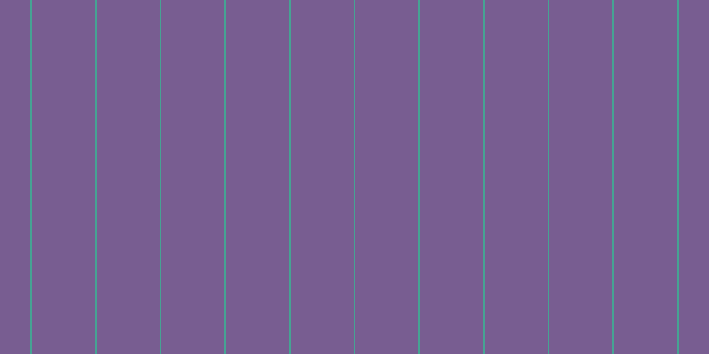 #4e286f (75%), #46a393 vertical lines, two pixels wide, seventy-one pixels apart