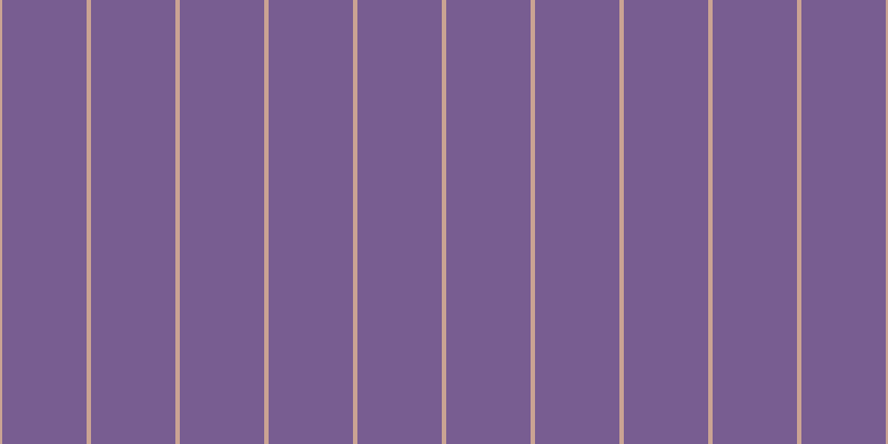 #4e286f (75%), #caa393 vertical lines, four pixels wide, seventy-six pixels apart