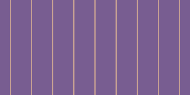 #4e286f (75%), #caa393 vertical lines, five pixels wide, eighty-four pixels apart