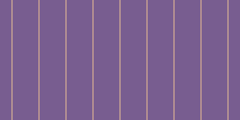 #4e286f (75%), #caa393 vertical lines, four pixels wide, eighty-six pixels apart