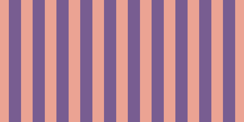 #4e286f (75%), #eba393 vertical lines, thirty-eight pixels wide, forty pixels apart