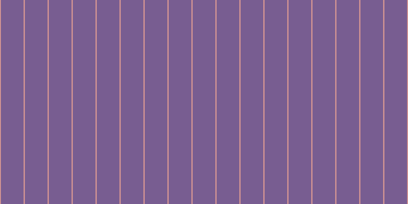 #4e286f (75%), #eba393 vertical lines, two pixels wide, forty-five pixels apart