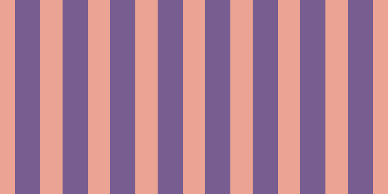#4e286f (75%), #eba393 vertical lines, forty-six pixels wide, fifty-two pixels apart