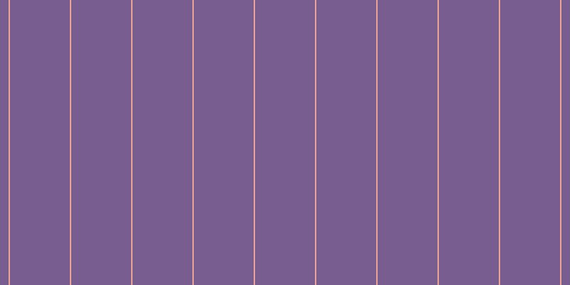 #4e286f (75%), #eba393 vertical lines, two pixels wide, eighty-four pixels apart