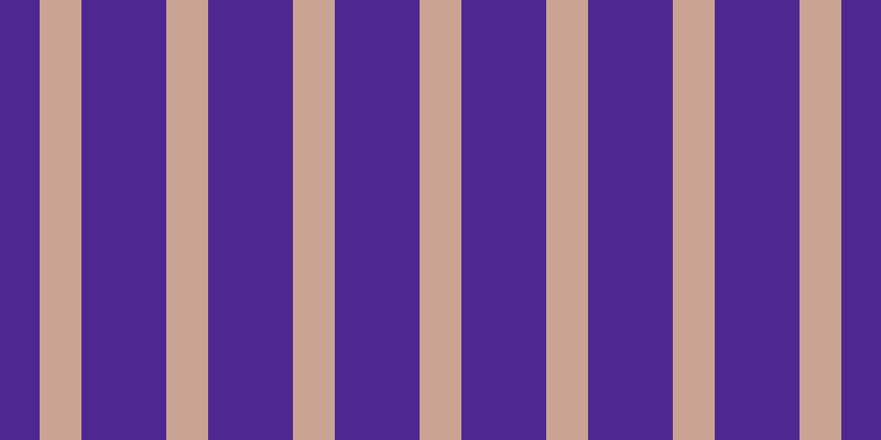 #4e2890, #caa393 vertical lines, thirty-eight pixels wide, seventy-seven pixels apart
