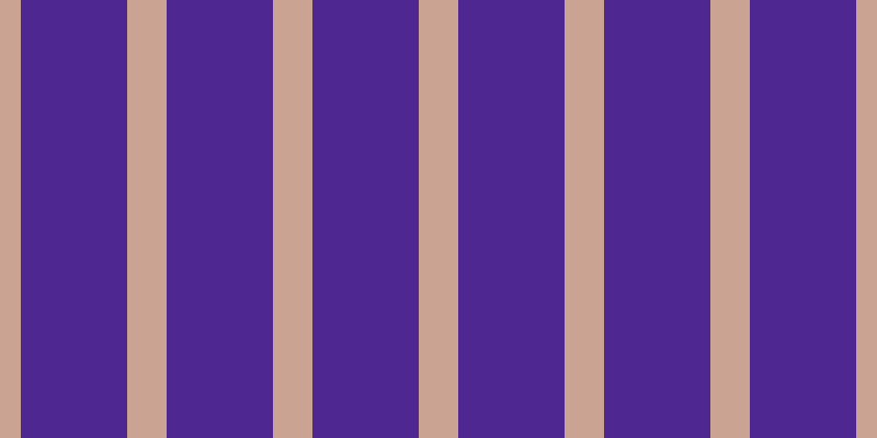 #4e2890, #caa393 vertical lines, thirty-six pixels wide, ninety-seven pixels apart