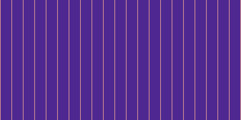 #4e2890, #eba393 vertical lines, two pixels wide, thirty-six pixels apart