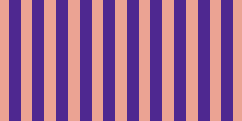 #4e2890, #eba393 vertical lines, thirty-eight pixels wide, forty pixels apart