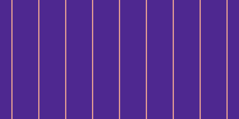 #4e2890, #eba393 vertical lines, four pixels wide, eighty-six pixels apart