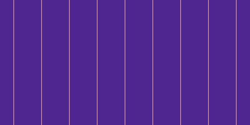 #4e2890, #eba393 vertical lines, two pixels wide, eighty-seven pixels apart