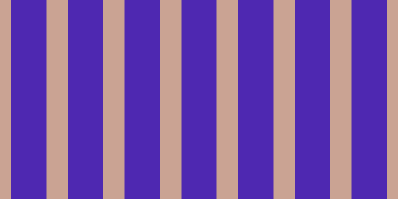 #4e28b1, #caa393 vertical lines, forty-three pixels wide, seventy-one pixels apart