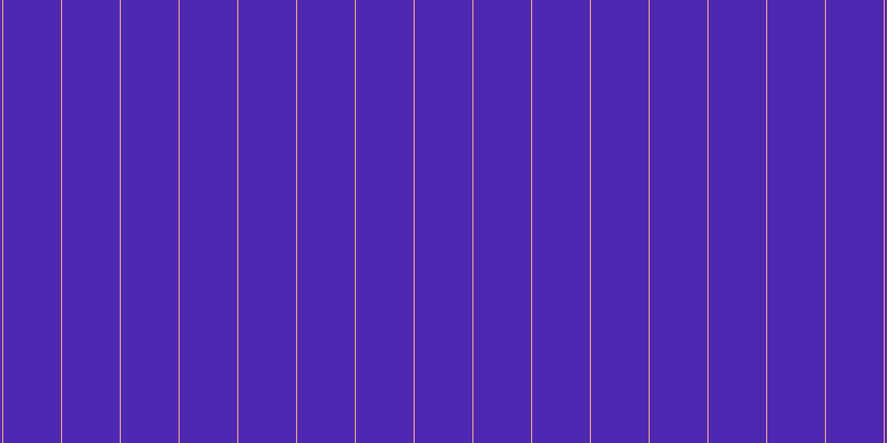 #4e28b1, #eba393 vertical lines, one pixels wide, fifty-two pixels apart
