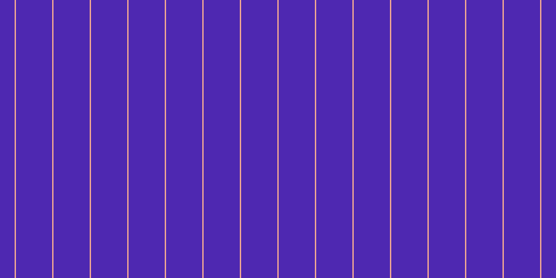 #4e28b1, #eba393 vertical lines, two pixels wide, fifty-two pixels apart