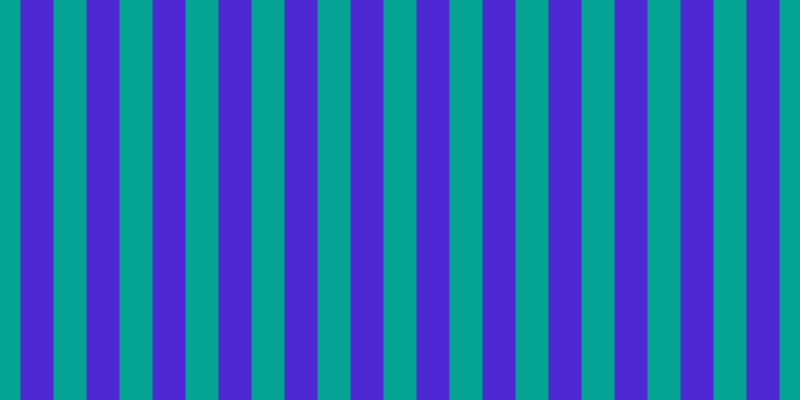 #4e28d2, #04a393 vertical lines, thirty-three pixels wide, thirty-three pixels apart