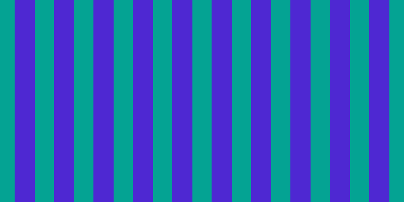 #4e28d2, #04a393 vertical lines, thirty-eight pixels wide, forty pixels apart