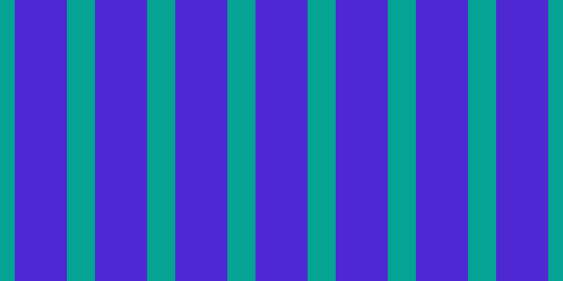 #4e28d2, #04a393 vertical lines, forty pixels wide, seventy-four pixels apart