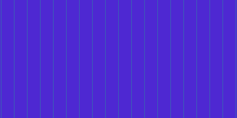 #4e28d2, #25a393 vertical lines, one pixels wide, forty-three pixels apart