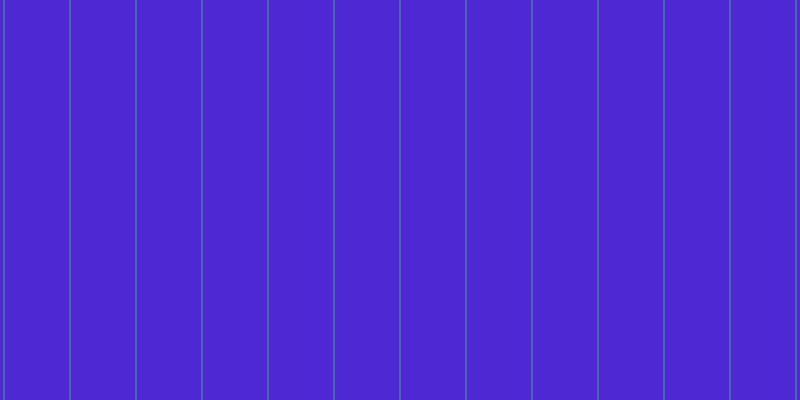 #4e28d2, #46a393 vertical lines, one pixels wide, sixty-five pixels apart