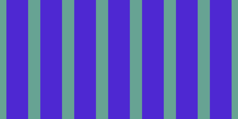 #4e28d2, #67a393 vertical lines, forty-one pixels wide, seventy-three pixels apart
