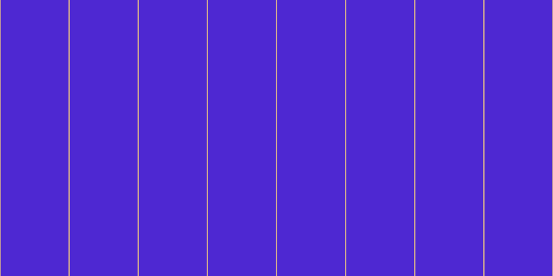#4e28d2, #caa393 vertical lines, two pixels wide, ninety-eight pixels apart