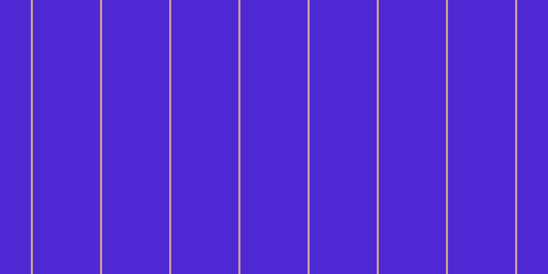 #4e28d2, #caa393 vertical lines, three pixels wide, ninety-eight pixels apart