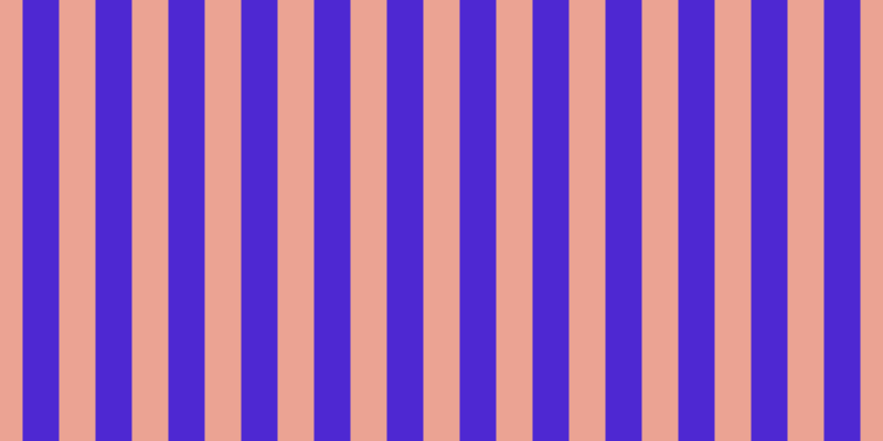 #4e28d2, #eba393 vertical lines, thirty-three pixels wide, thirty-three pixels apart