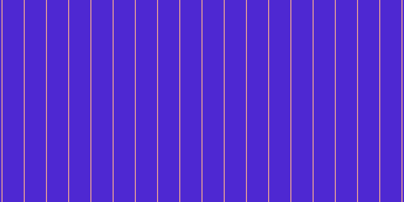 #4e28d2, #eba393 vertical lines, two pixels wide, forty-two pixels apart