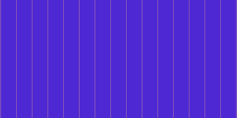 #4e28d2, #eba393 vertical lines, one pixels wide, fifty-two pixels apart