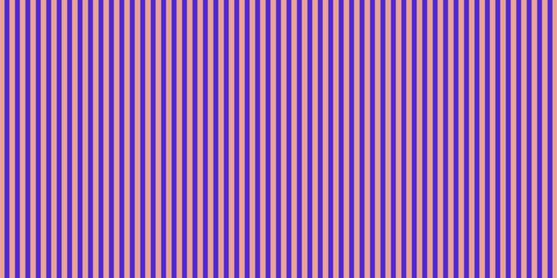 #4e28d2, #eba393 vertical lines, eight pixels wide, seven pixels apart
