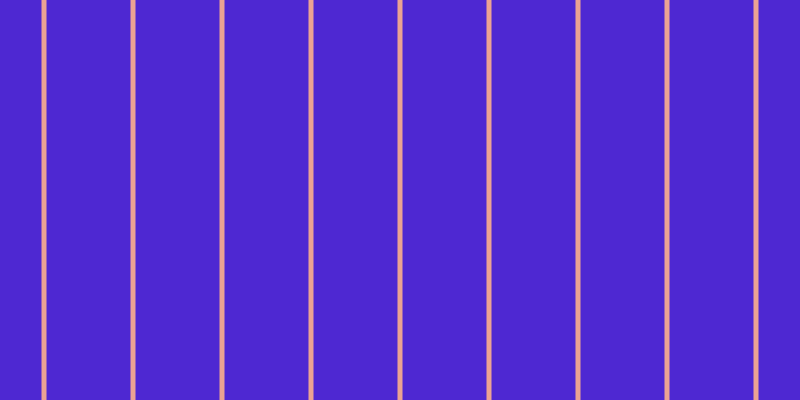 #4e28d2, #eba393 vertical lines, five pixels wide, eighty-four pixels apart