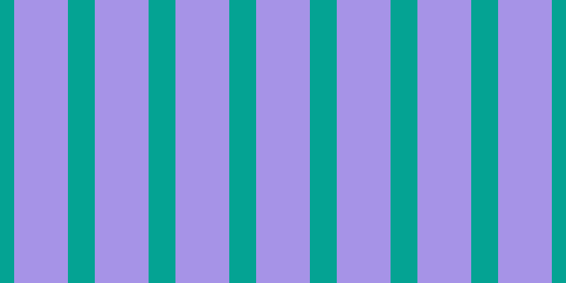 #4e28d2 (50%), #04a393 vertical lines, thirty-eight pixels wide, seventy-six pixels apart