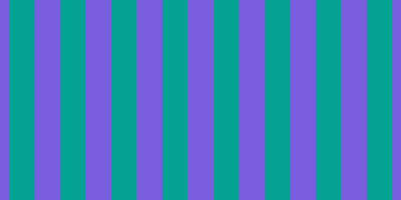 #4e28d2 (75%), #04a393 vertical lines, fifty pixels wide, fifty-two pixels apart