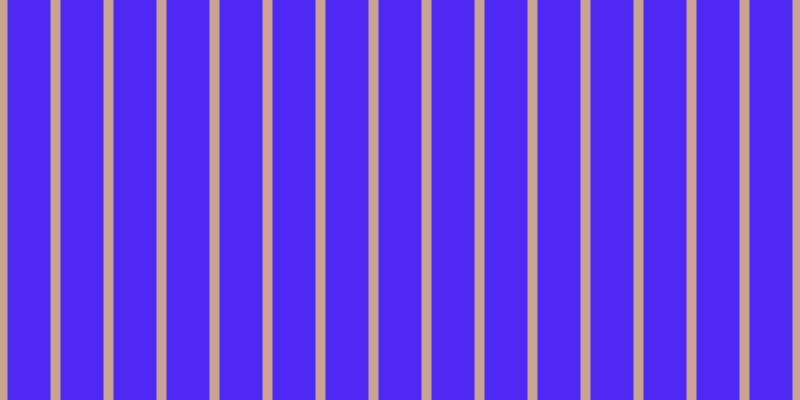 #4e28f3, #caa393 vertical lines, ten pixels wide, forty-three pixels apart