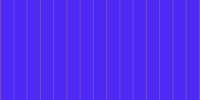 #4e28f3, #caa393 vertical lines, one pixels wide, fifty-two pixels apart