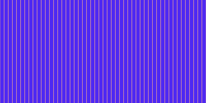 #4e28f3, #eba393 vertical lines, two pixels wide, fourteen pixels apart