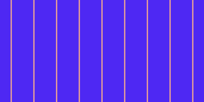 #4e28f3, #eba393 vertical lines, five pixels wide, eighty-four pixels apart