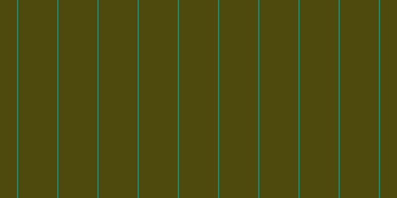 #4e490c, #04a393 vertical lines, two pixels wide, seventy-nine pixels apart